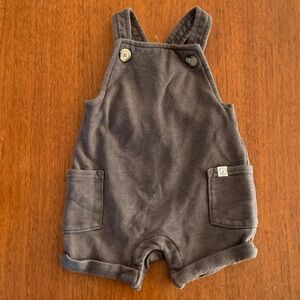 🫐3/$30 Little Planet Organic Charcoal Kids Overalls size 9m